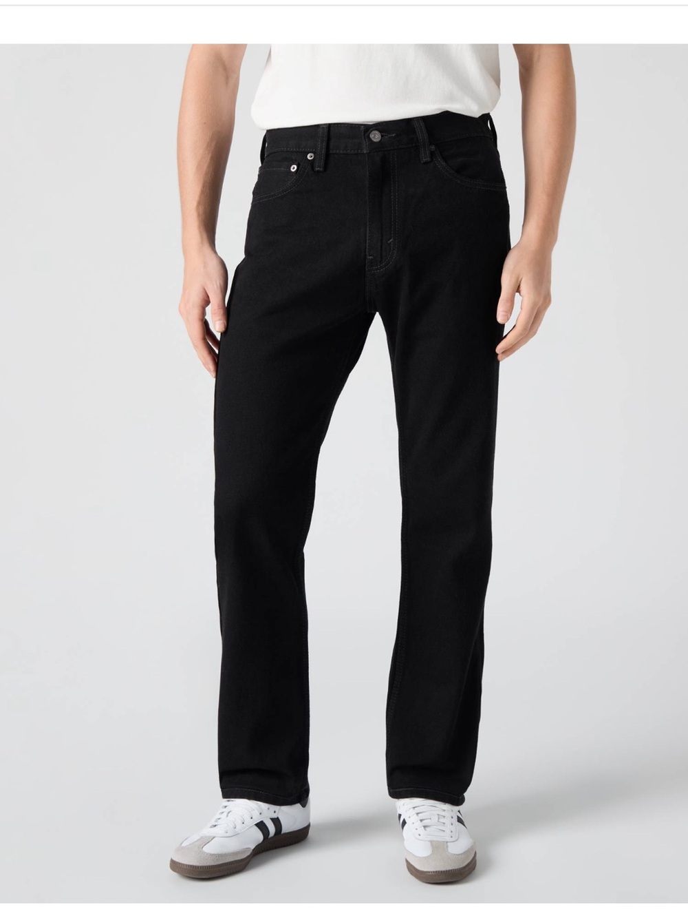 NWOT Levi’s Men’s 505 Black Straight Leg Jeans * Size 36X34